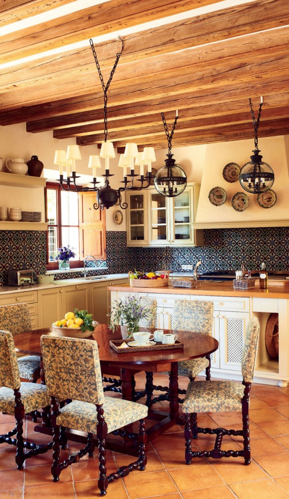 After: Designer Michael S. Smith added custom-made Moorish-style tile ...