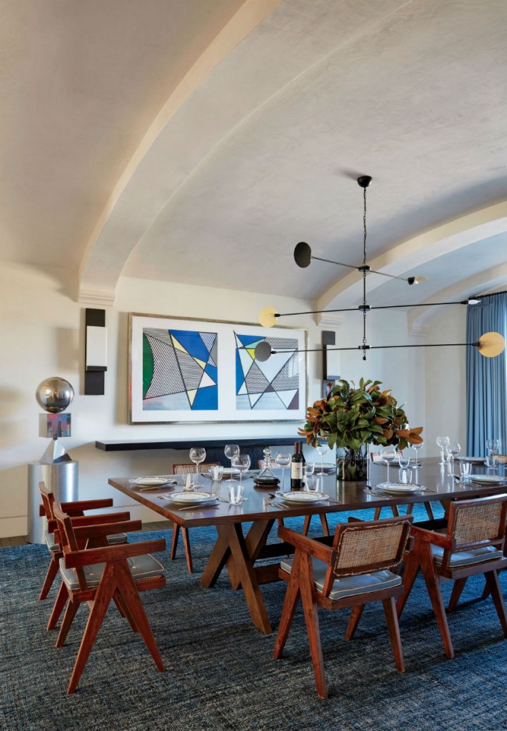 Kourtney Kardashian’s Calabasas, California, dining room sets by Martyn ...