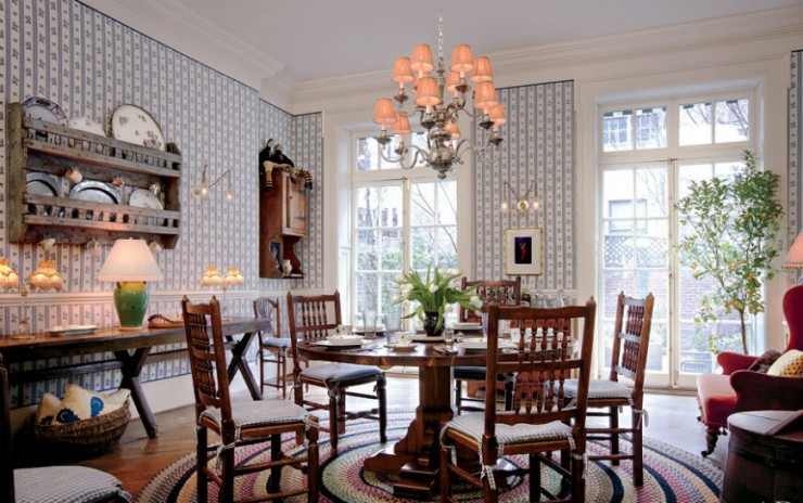 Woody Allen’s townhouse on the Upper East Side of Manhattan. Interior ...