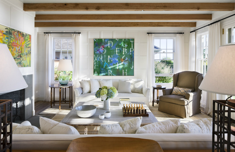 3 Spectacular Living Room Ideas by Ike Kligerman Barkley Nantucket Beach House
