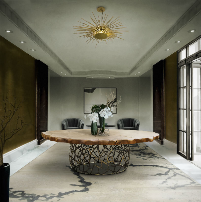 20 Striking Dining Room Tables That Will Take Your Neighbors’ Attention