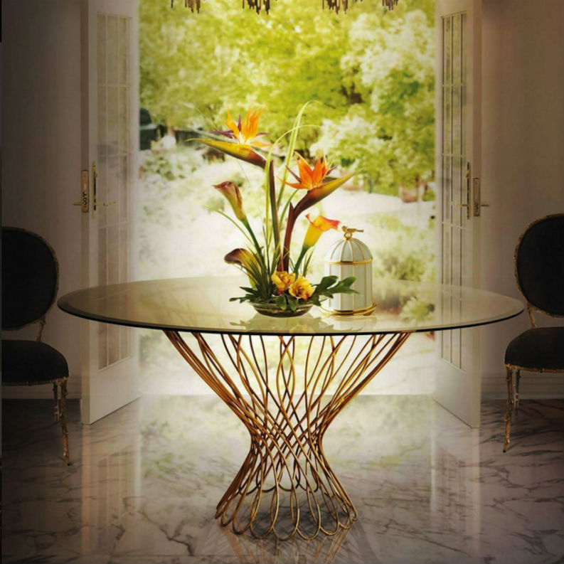 20 Striking Dining Room Tables That Will Take Your Neighbors’ Attention