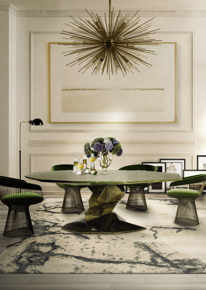20 Striking Dining Room Tables That Will Take Your Neighbors’ Attention