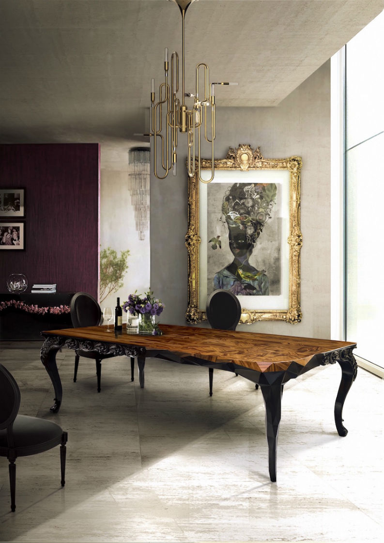 20 Striking Dining Room Tables That Will Take Your Neighbors’ Attention