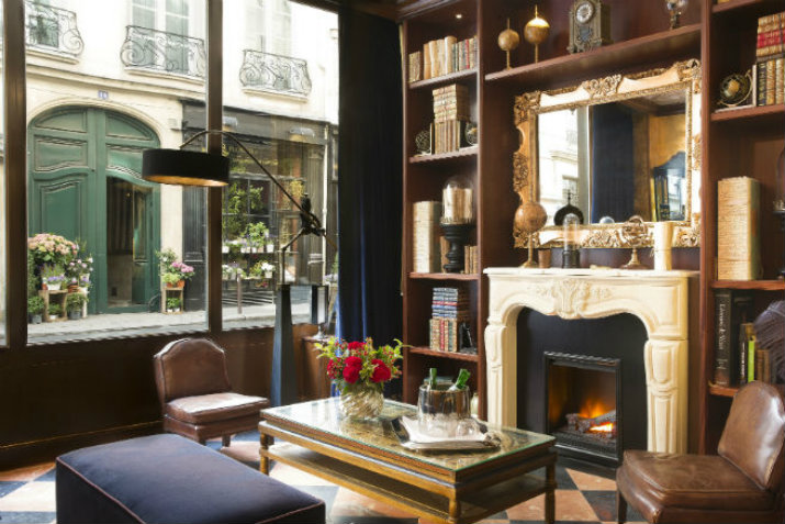 THE SUPERB INTERIORS OF THE HOTEL DA VINCI IN PARIS