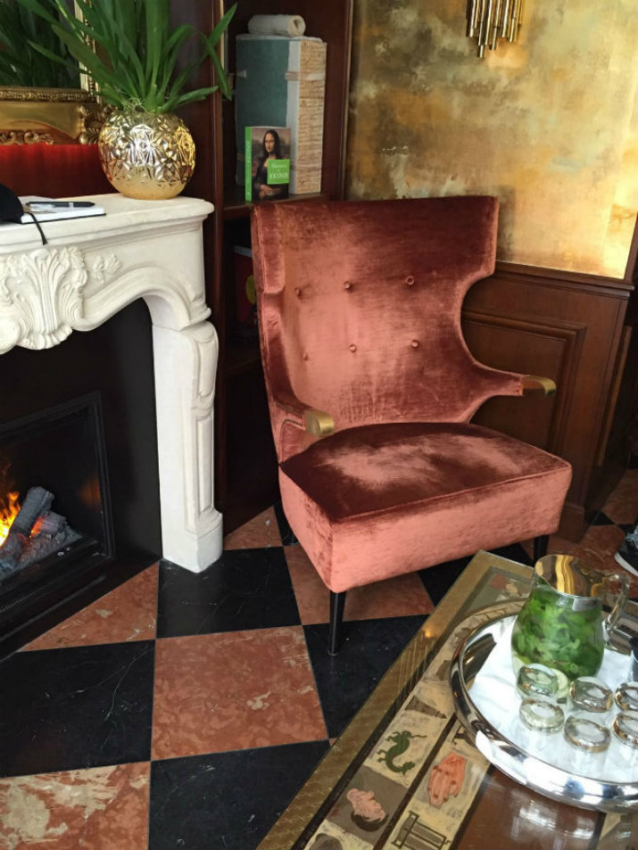 THE SUPERB INTERIORS OF THE HOTEL DA VINCI IN PARIS