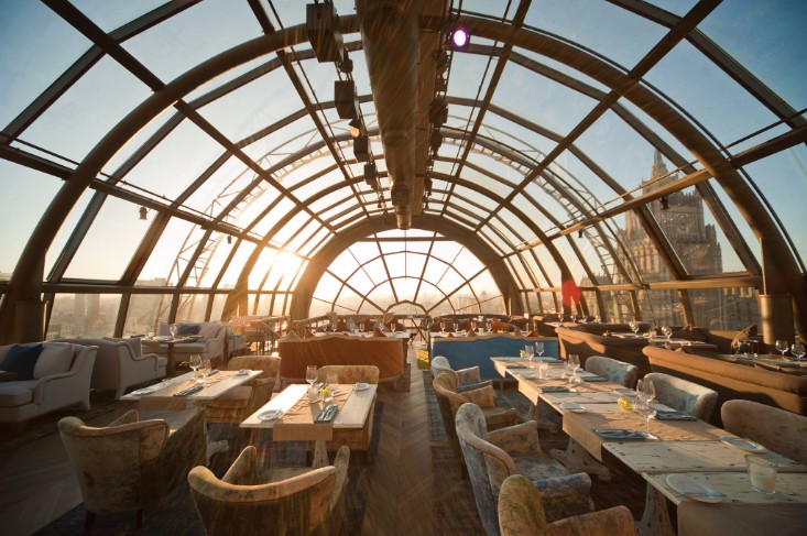 7 Simply Modern Restaurant Interiors from Russian Interior Architects