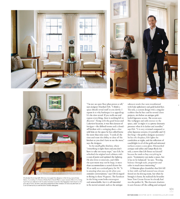 Interior Designer Marshall Erb Opens The Doors To His Home