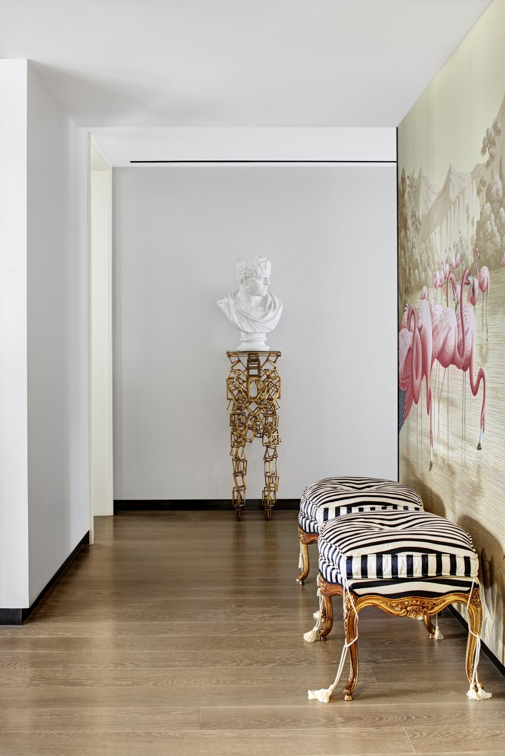 The hallway is filled with iconic items, like the CYGNUS Display by ...
