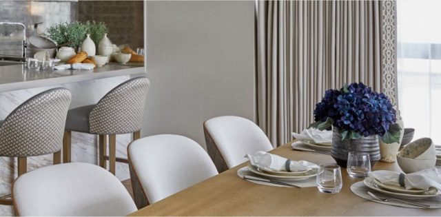 Sophie Paterson Interiors , Chelsea Harbour – Dining Room and Kitchen ...
