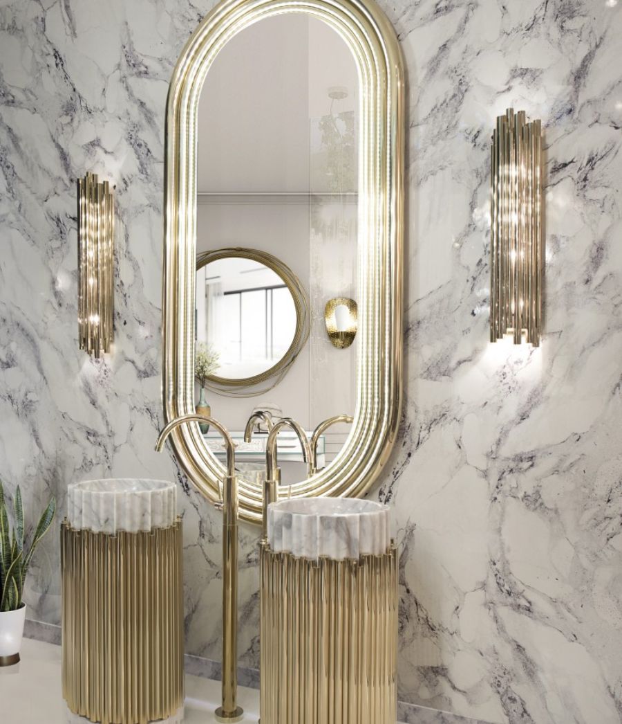 Modern Interior Design for the Bathroom by Our Sister Brand Maison Valentina