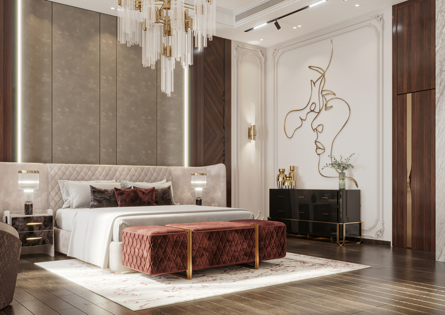 modern sophisticated bedroom design