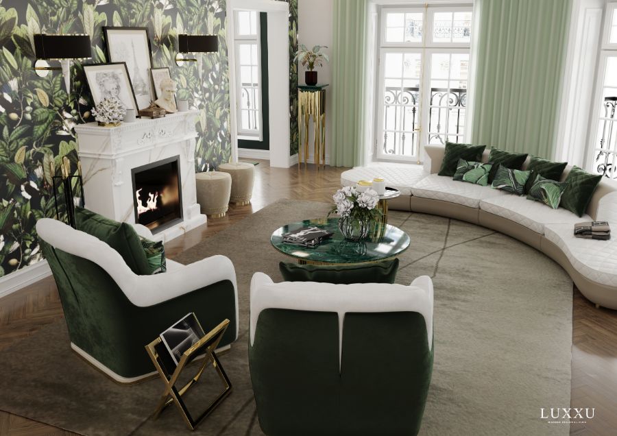 Green Living Room Design: Feel the Nature Call with These Ideas