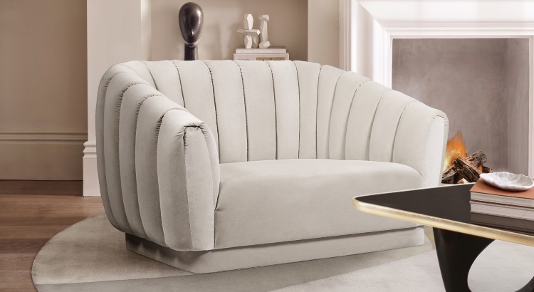 Modern Classic Living Room Design Black and White Elegance
