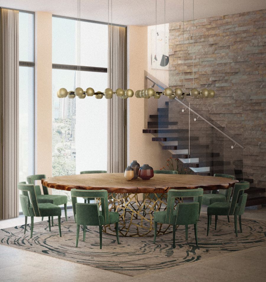 Modern Dining Room Design: Wood Dining Tables that Stand Out