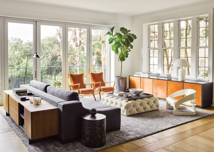 Modern Living Room Interiors from Nicole Hollis