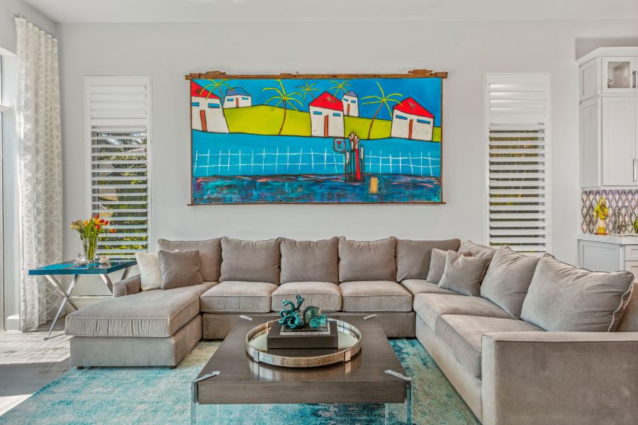 Living room design by Barbara Brickell