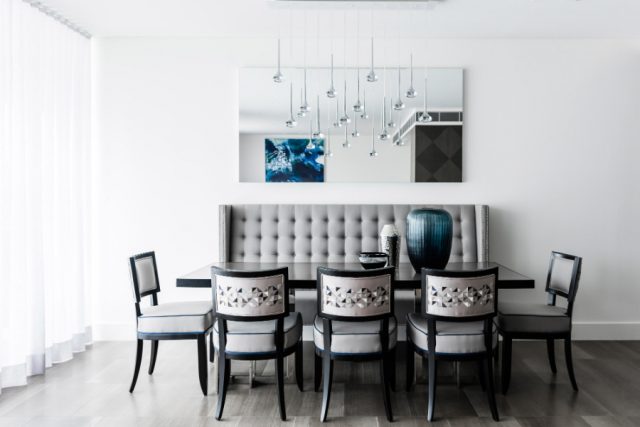 7. Modern Decor for Dining Room – ISLAND APARTMENT