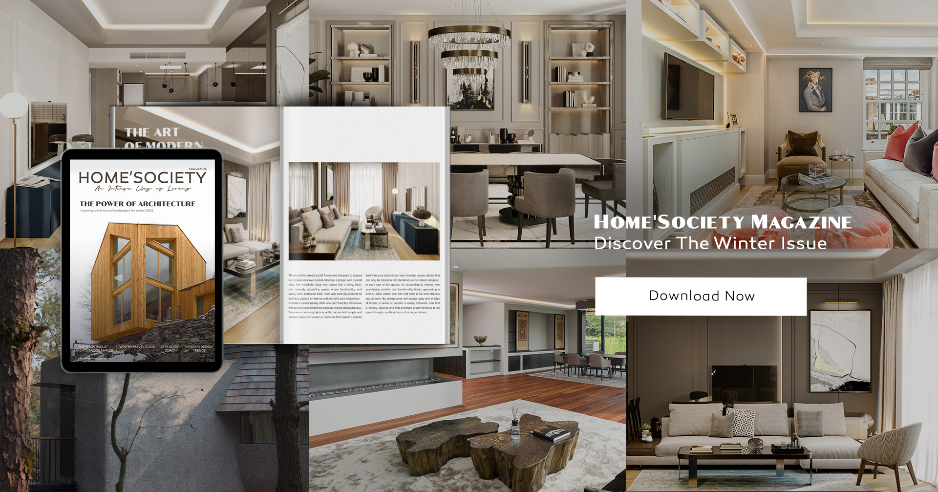 Modern Design Magazine: Home'Society Winter Issue - Second Edition