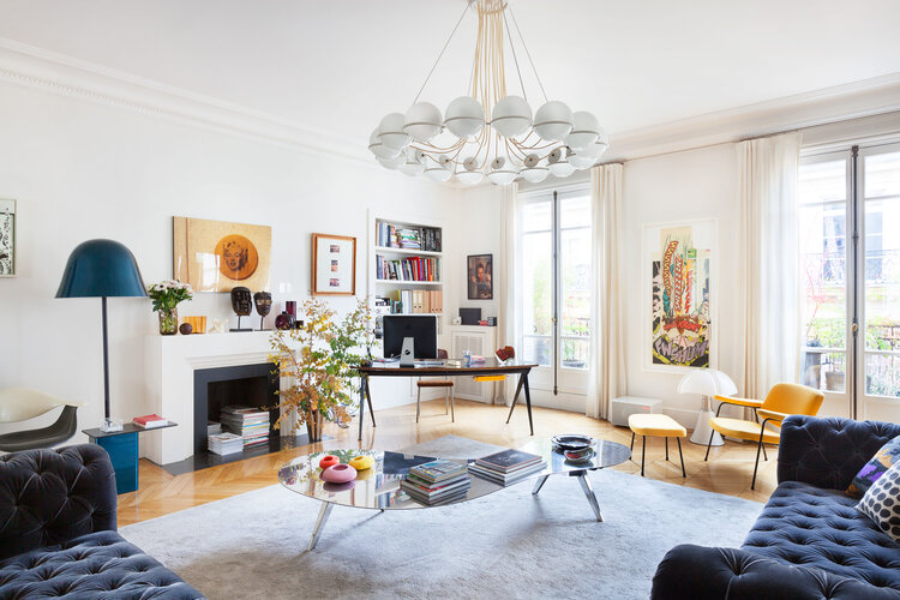 Modern Interior Design by Sandra Benhamou - Rue de Galilée, Paris