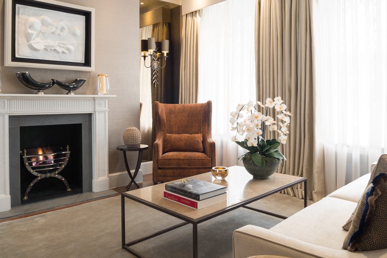 modern stylish reception room Mayfair House