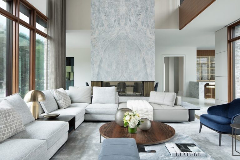 The interior design concept for Villa Cortile was influenced by the ...