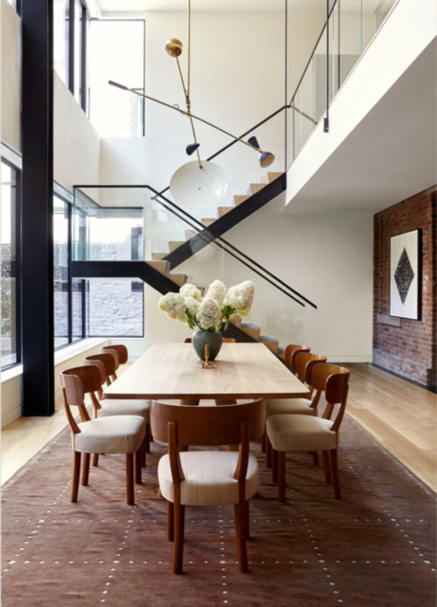 Alyssa Kapito Interiors - New York Interior Design_Soho Duplex Dining Room