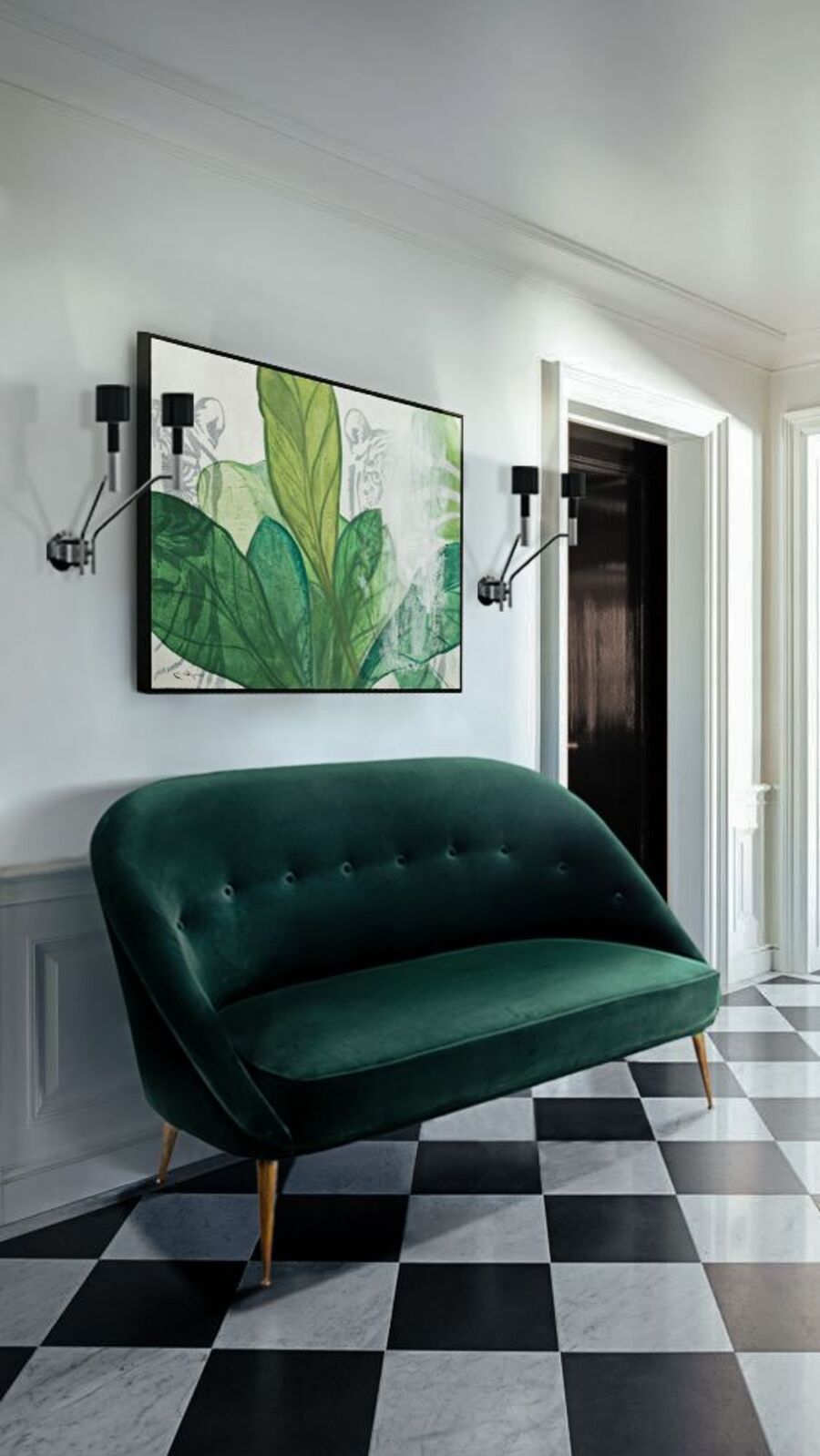 modern living room with green velvet sofa most desirable sofas