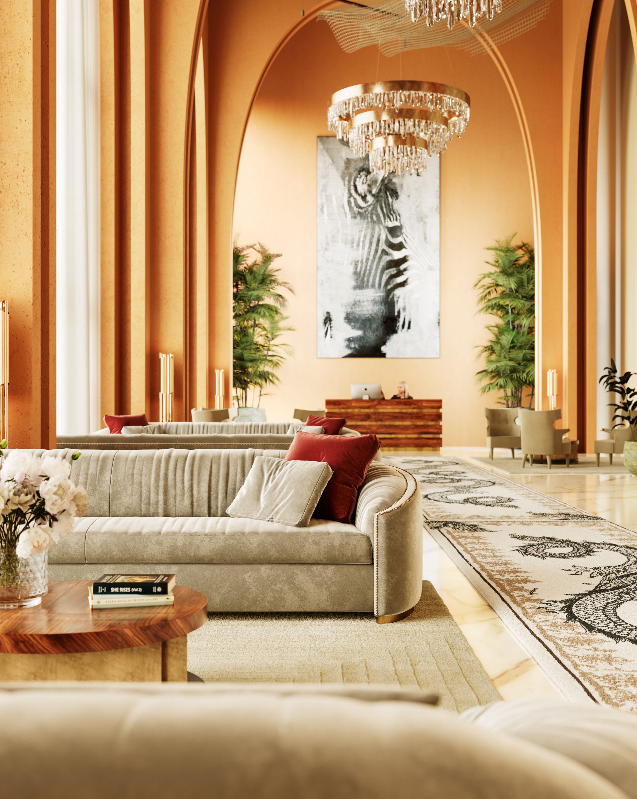 The Allure of Luxurious Hotel Lobbies With BRABBU and Rug'Society
