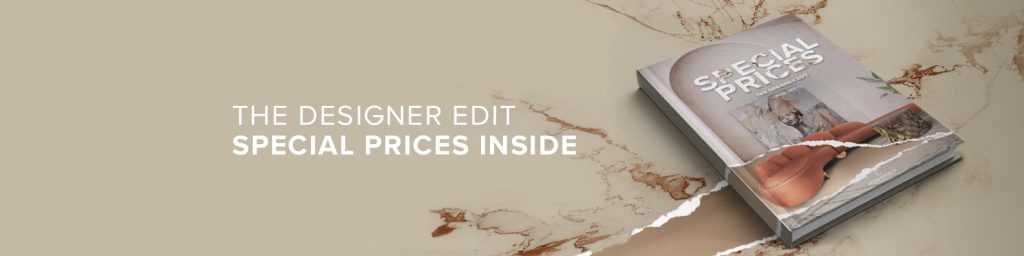 Luxury home furniture and décor sale with up to 52% off, featuring Maison Valentina, BRABBU, Boca do Lobo, and statement designs for modern living rooms.