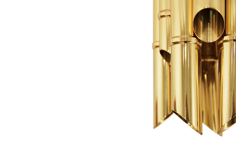 SAKI| Zeitgenössisches Messing Hängeleuchte-Design von BRABBU