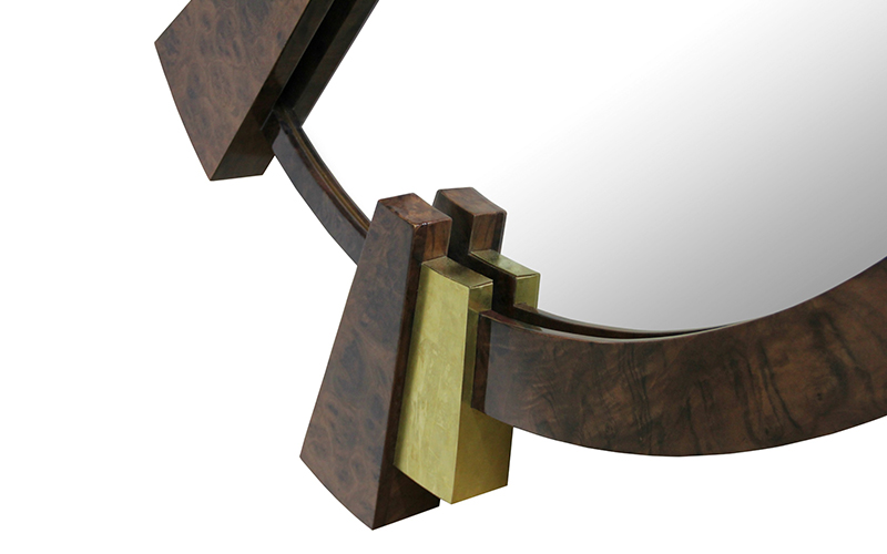 KAAMOS | Zeitgenössisches Rundes Spiegel-Design von BRABBU 