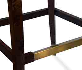 NAJ Bar Chair Contemporary Design by BRABBU is a velvet bar stool with back which will fulfill any interior decor.