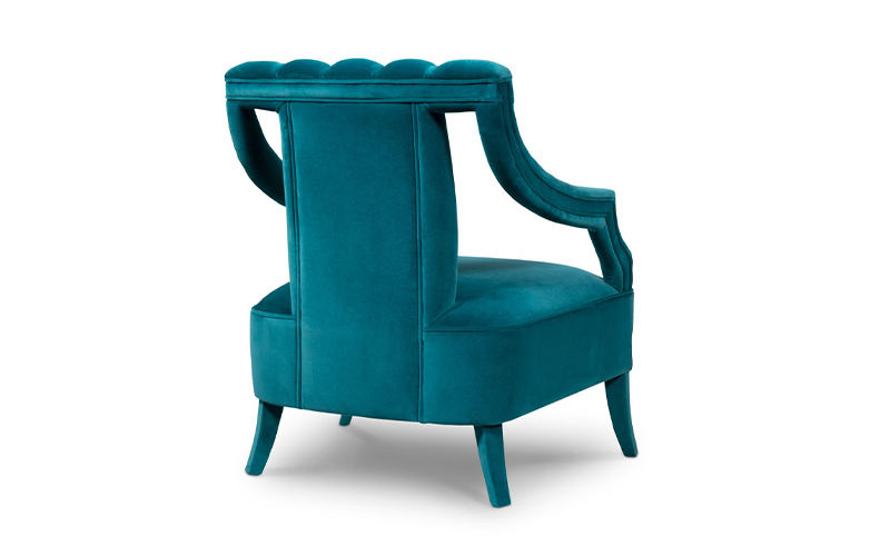 CAYO Samtsessel Mid Century Design von BRABBU