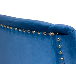 INCA Armchair Mid Century Modern Design by BRABBU recalls the Inca Empire in the shape of a velvet armchair.