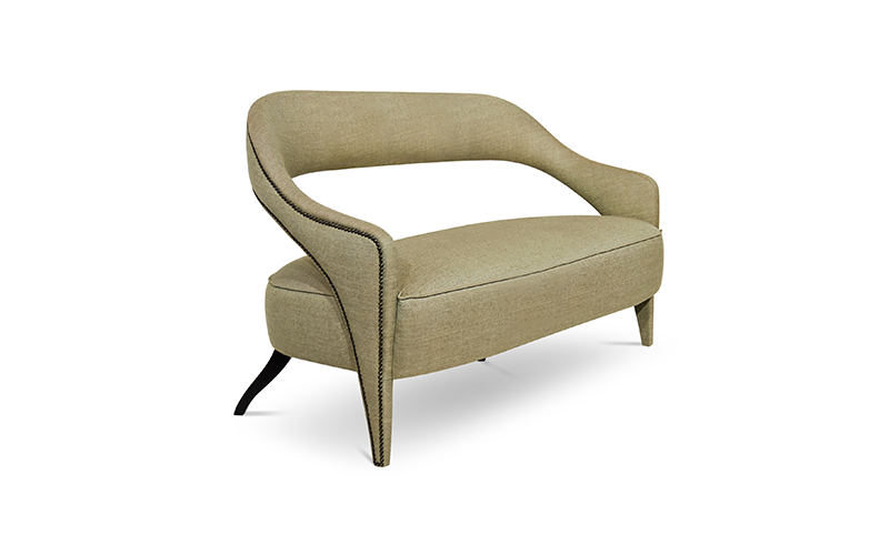 TELLUS | Mid Century Modernen 2er Sofa von BRABBU