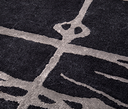 ENZ | Hand-Tufted Rug in Tencel Modern Design by BRABBU