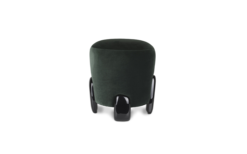 NOAKI | Velvet Stool Contemporary Design by BRABBU