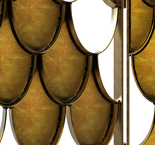 KOI | Zeitgenössisches Faltendes Wandschirm-Design von BRABBU