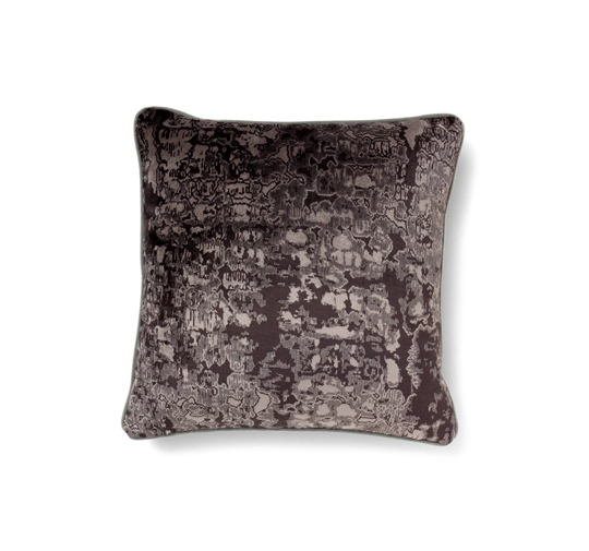 Wallingford Black | Twill Ecletic Design Pillow by BRABBU