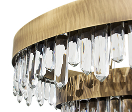 NAICCA Chandelier | Modern Design by BRABBU