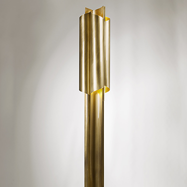 Cyrus was the Persian king that conquered Babylonia and its Cylinder was the document that proves it. CYRUS floor light was inspired by the freedom and the vast culture of the Persian civilization. A lighting piece, made in polished brass. Luxurious, sobe